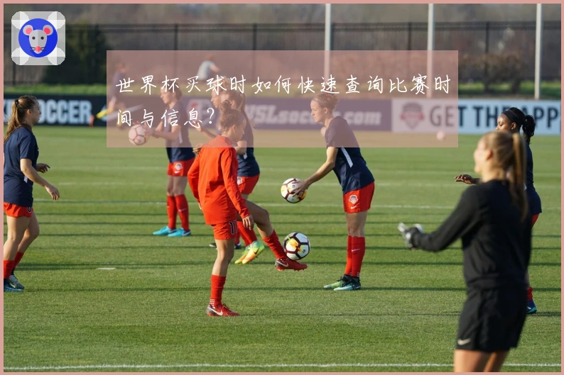 世界杯买球时如何快速查询比赛时间与信息？