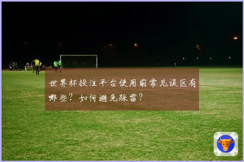 世界杯投注平台使用前常见误区有哪些？如何避免踩雷？